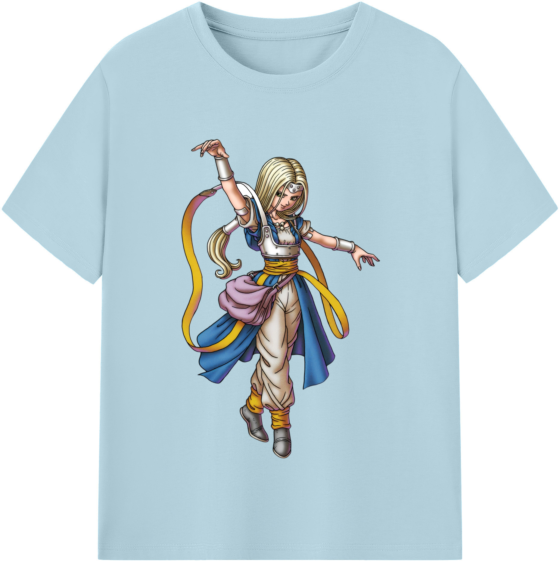 （画像用） ドラゴンクエスト Doragon Kuesuto Dragon Quest 綿100％半袖Tシャツ（フロントプリント）